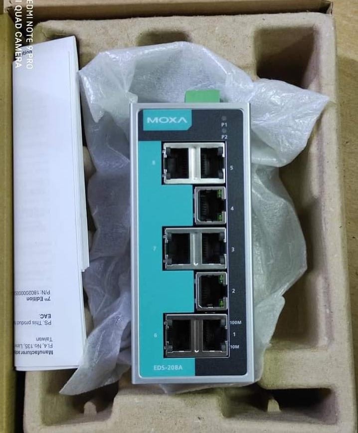 Moxa Ethernet Switch EDS-208A | Brand New |