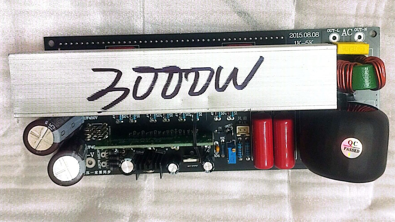 Pure Sine Wave Inverter Power Board With Heat Sink 3000W | Brand New |