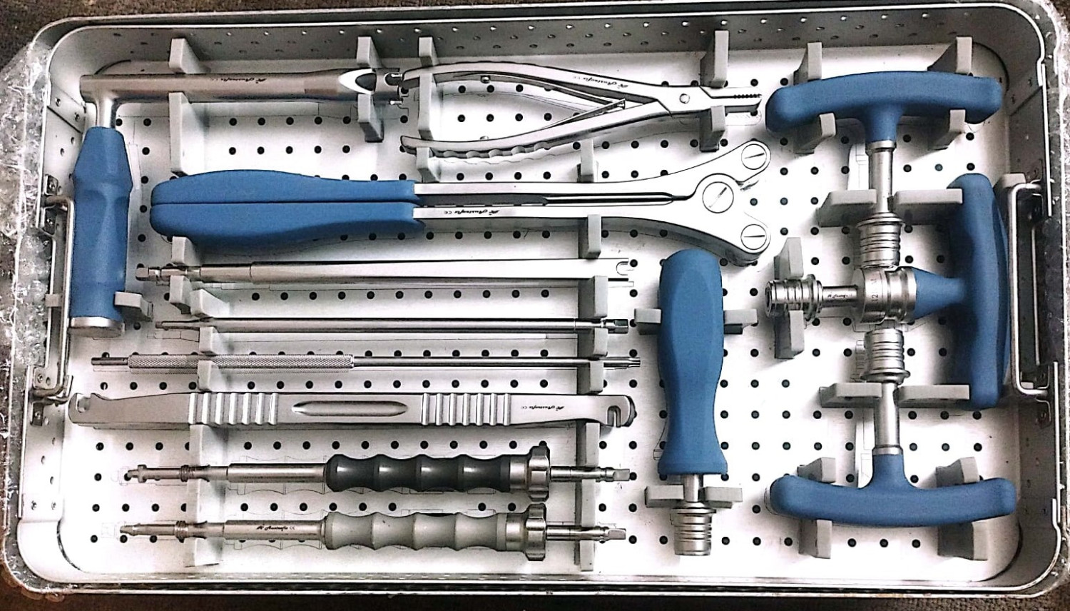 Austeofix Orthopedic Sterilization Tray Case For Spine Instrument Set | Brand New |