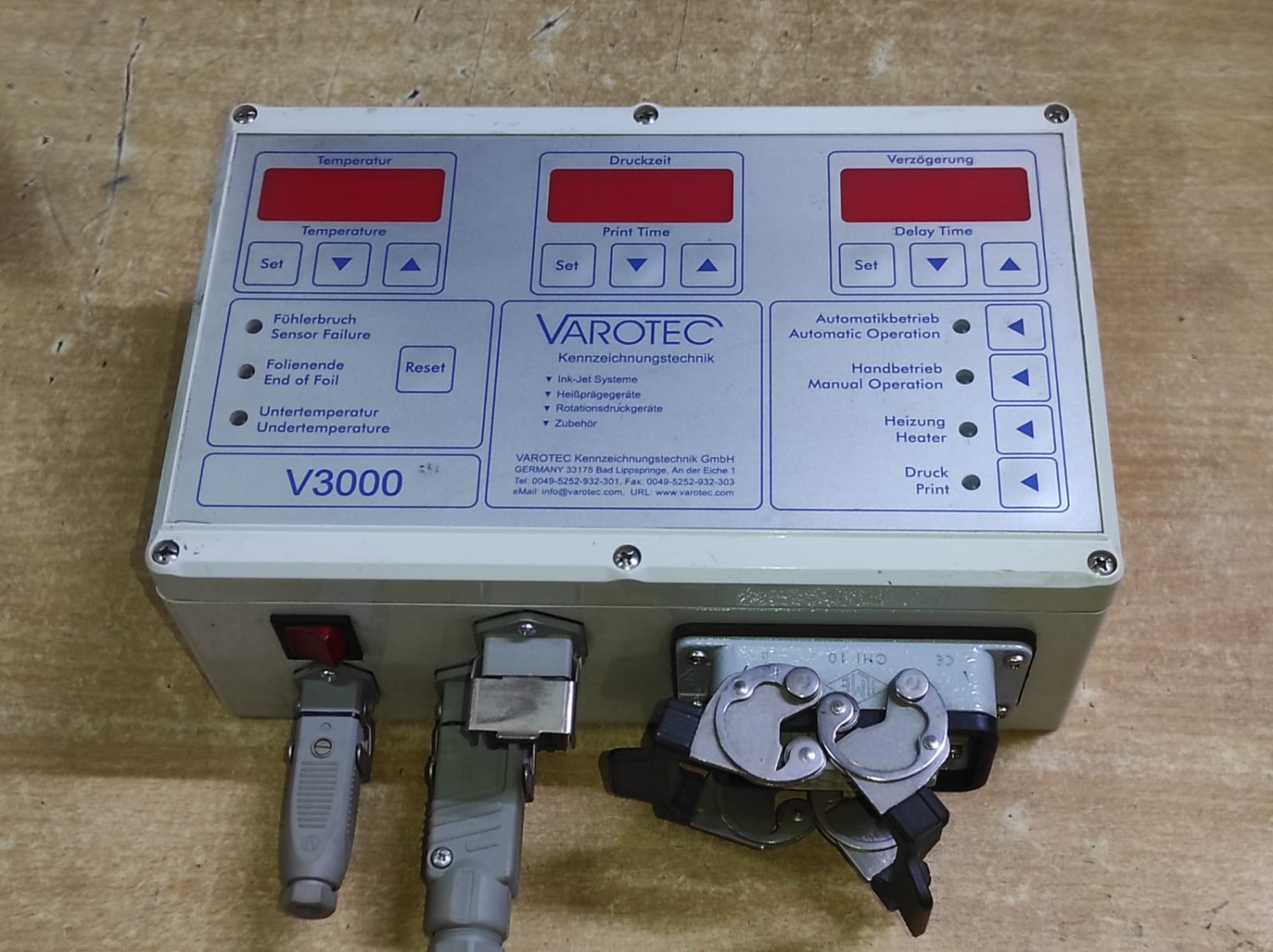 VAROTEC Controller V3000 | industrial automation controls | process control automation | Brand New |
