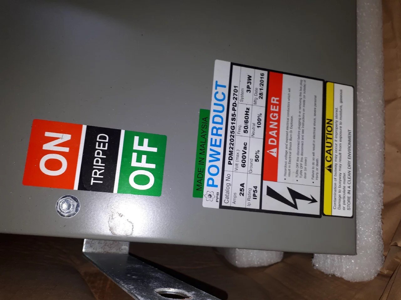 Busber Power Duct 25A 3P3W |Brand New|