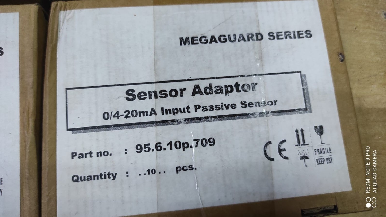 Praxis Automation Megaguard Sensor Adaptor 95.6.10p.709 | Brand New |