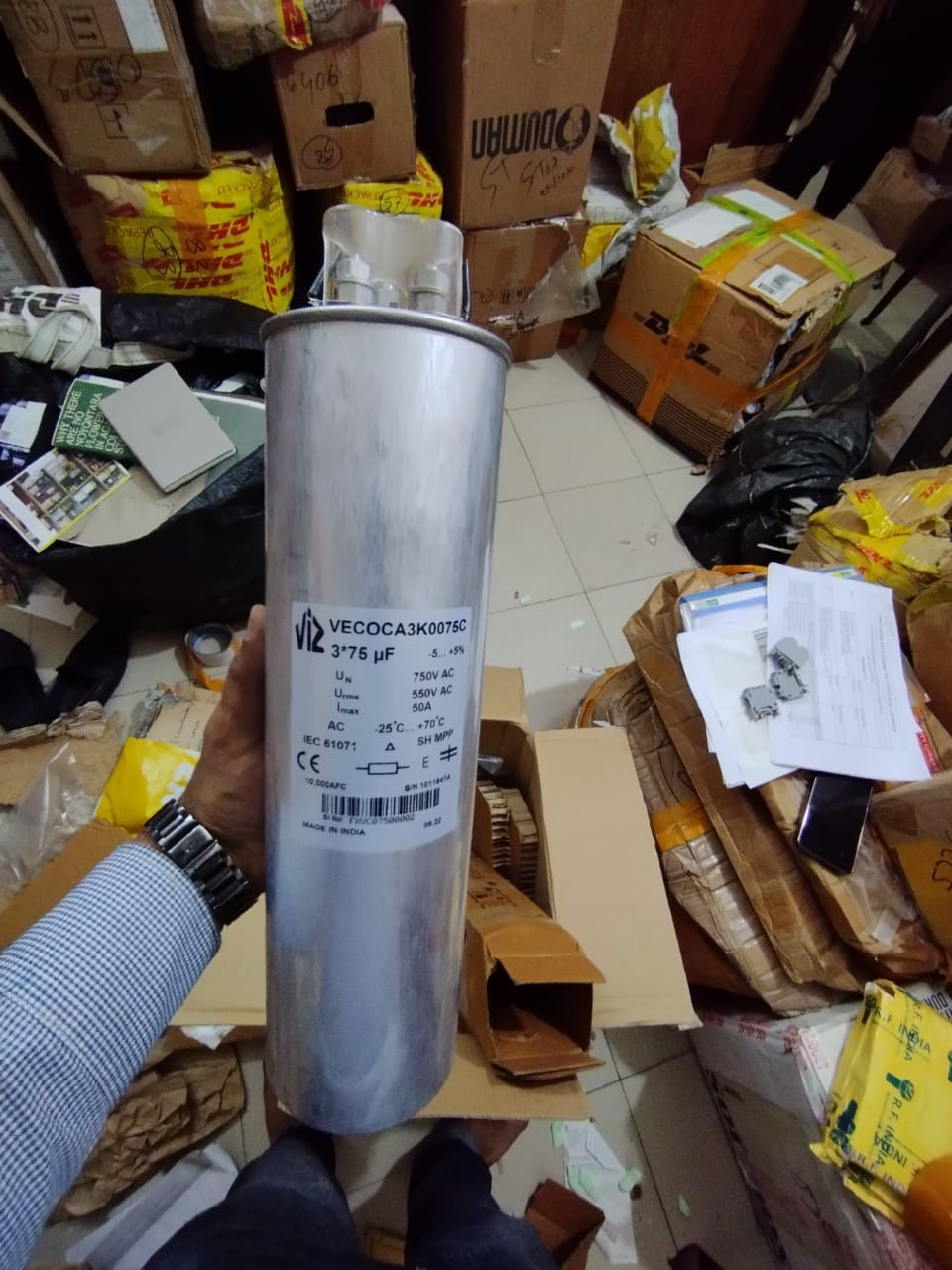 VIZ Capacitor VECOCA3K0075C | Brand New |