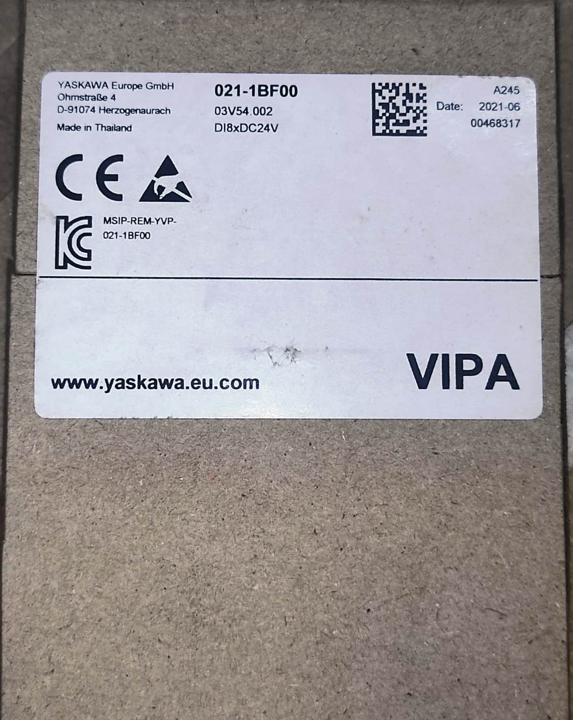 Digital Input Output Module VIPA | 021-1BF00 | 022-1BF00 | Brand new |