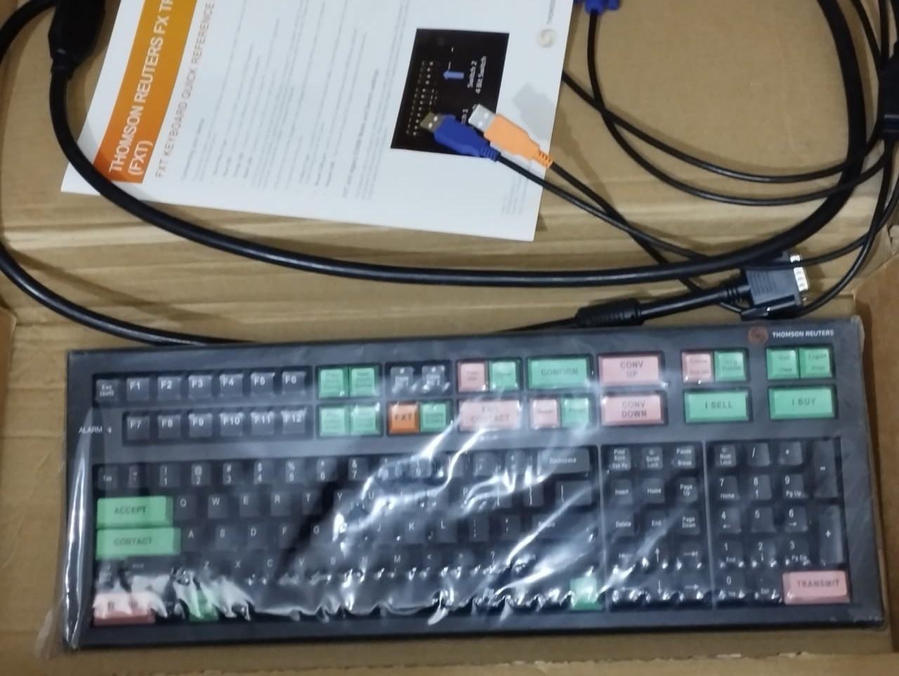 Thomson Reuters Keyboard F1-KMX-131-610 |Brand New|